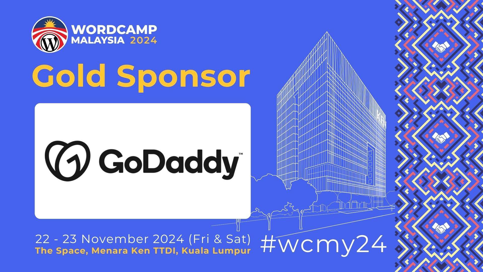 A Big Thank You to GoDaddy, Our Gold Sponsor!