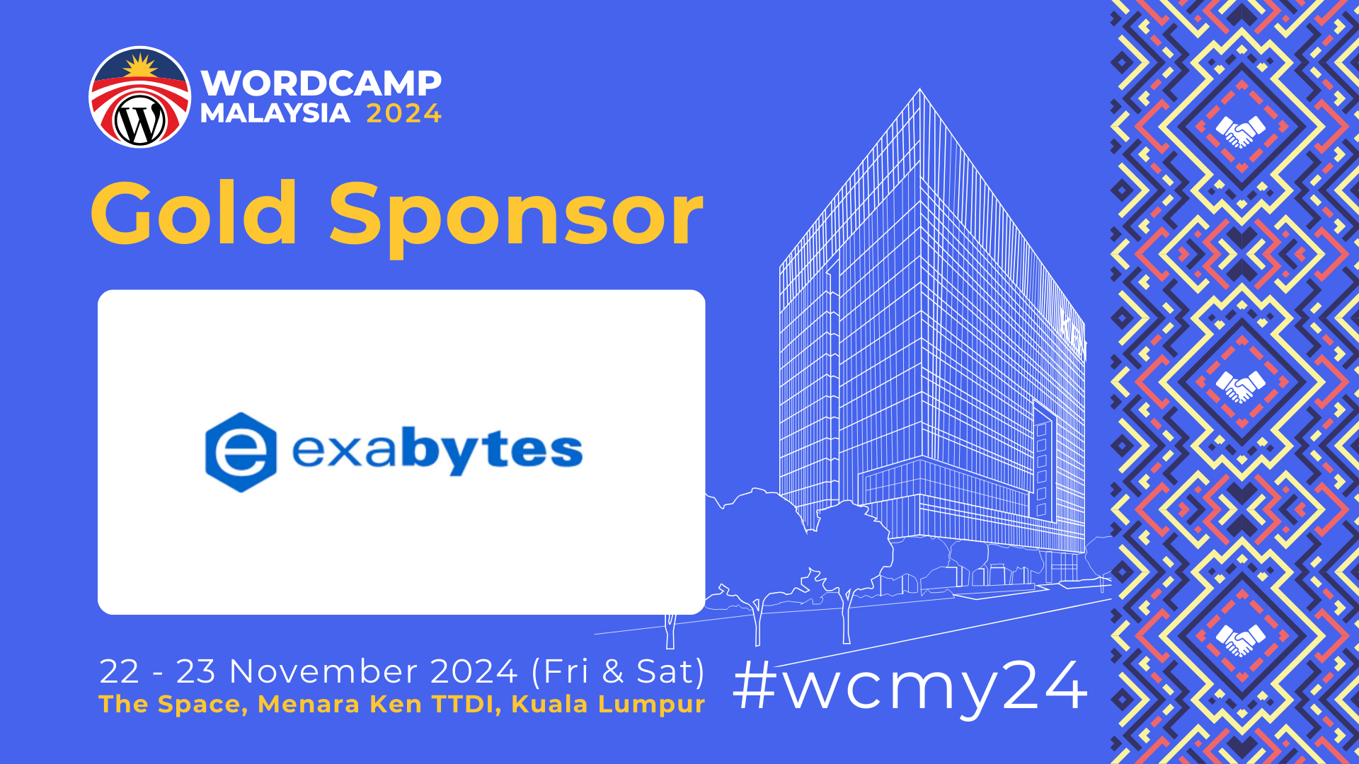 A Big Thank You to Exabytes, Our Gold Sponsor!