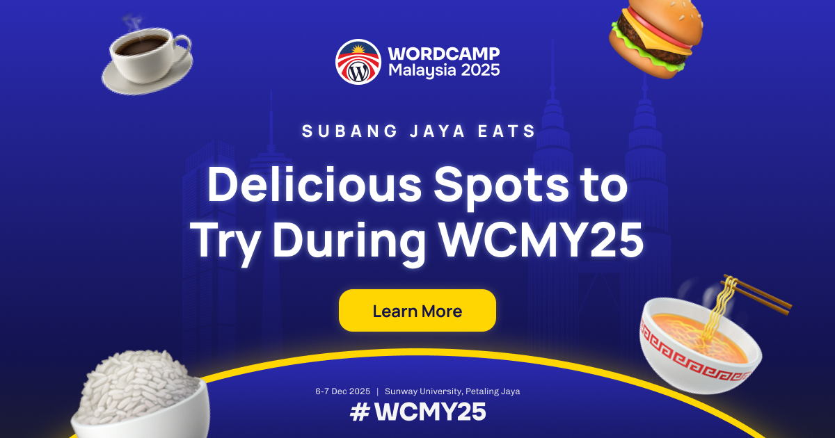 Travel Tips: Delicious Spots to Try During WCMY25