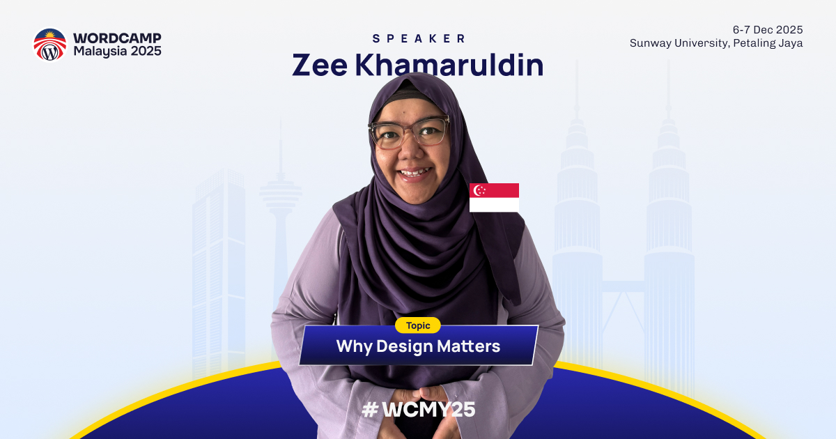 Speaker: Zee Khamaruldin – Where Design Meets Emotion