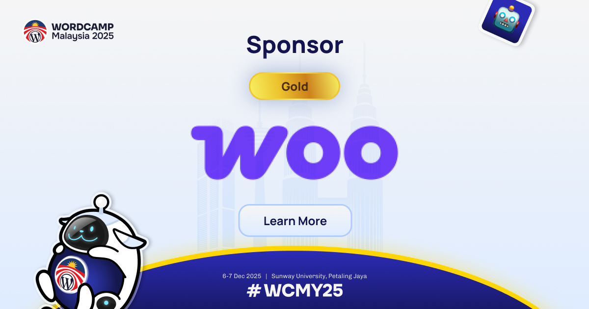 A Big Thank You to WooCommerce, Our Gold Sponsor!