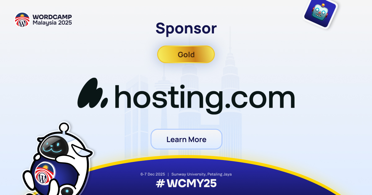 A Big Thank You to Hosting.com, Our Gold Sponsor!