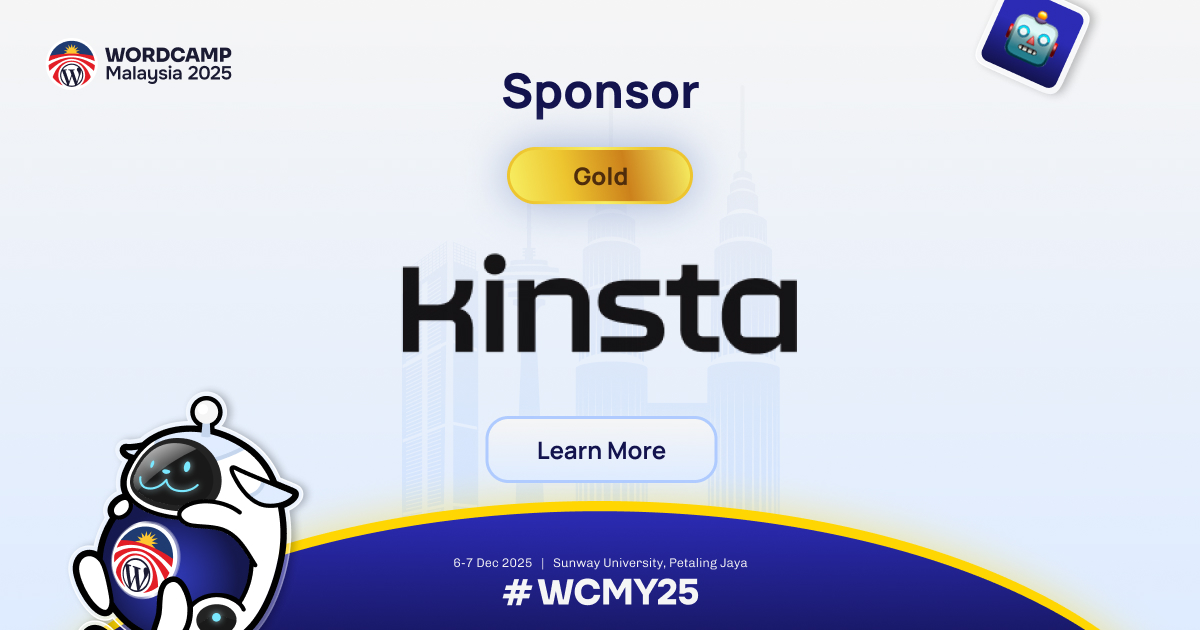 A Big Thank You to Kinsta, Our Gold Sponsor!