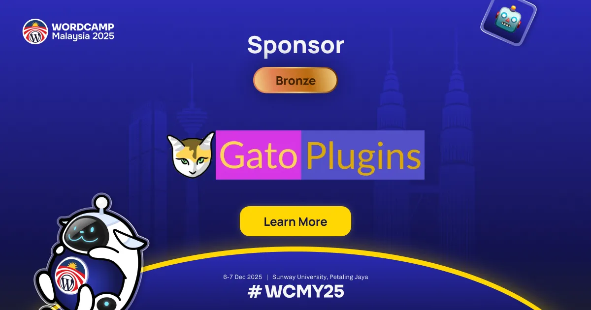 A Big Thank You to Gato Plugins, Our Bronze Sponsor!