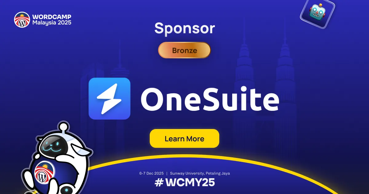 A Big Thank You to OneSuite, Our Bronze Sponsor!