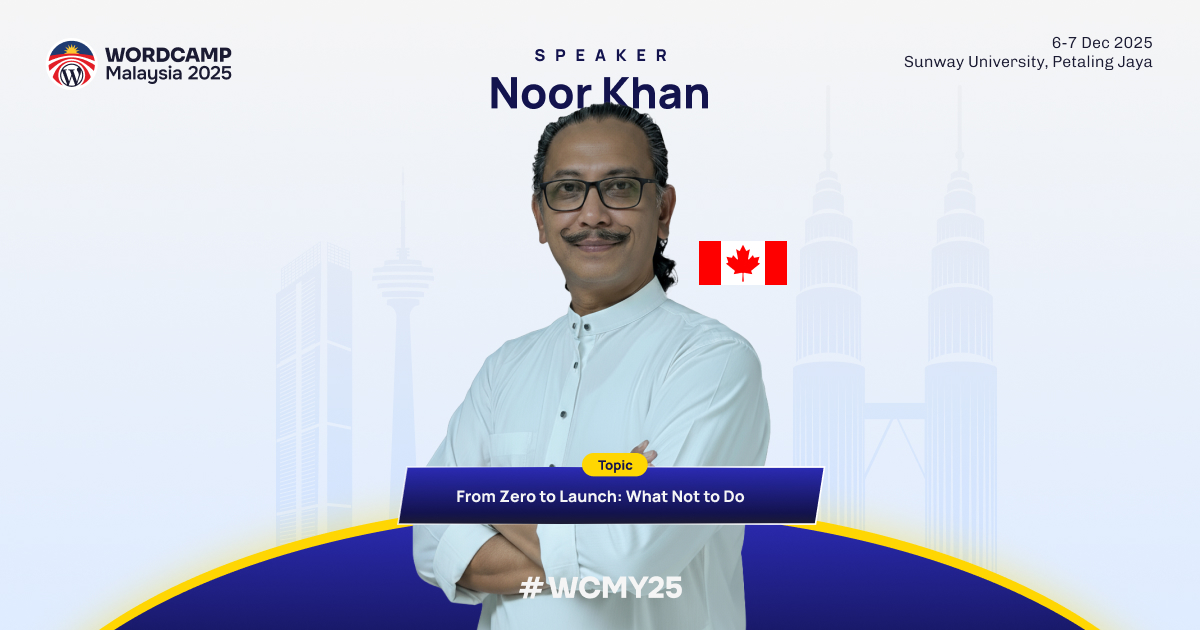Speaker: Noor Khan – From Zero to Launch: What Not to Do