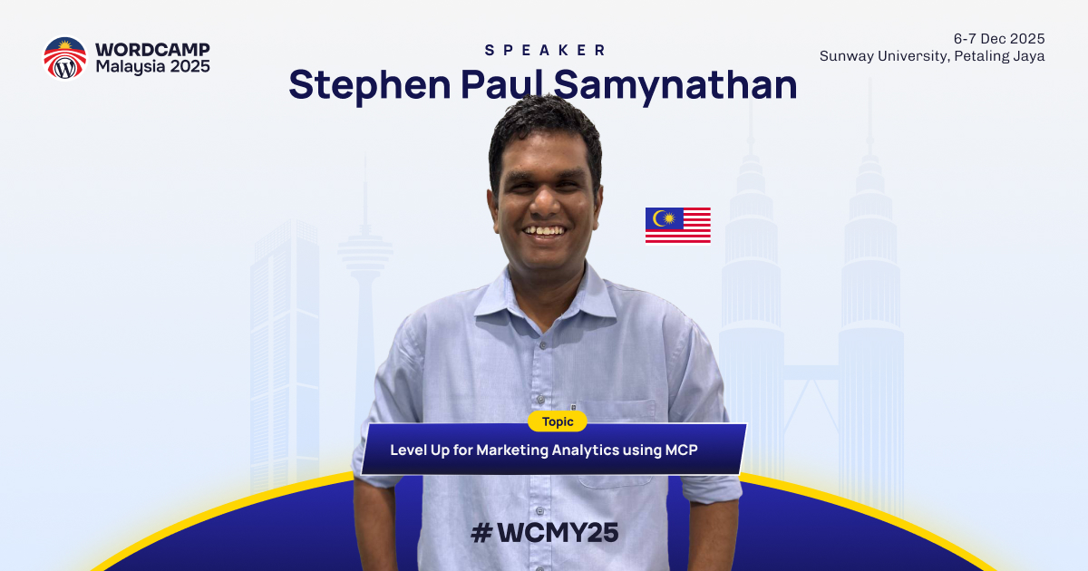 Speaker: Stephen Paul Samynathan – Upgrade AI Coding with WordPress MCP