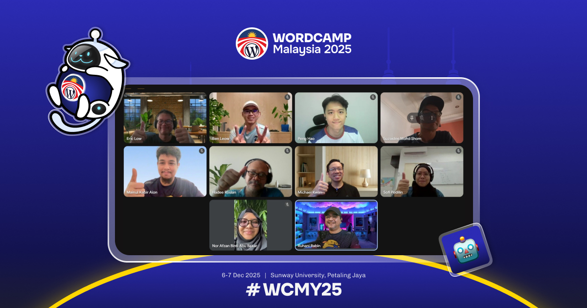 The clock is ticking — less than 24 hours to go before WordCamp Malaysia 2025 begins.