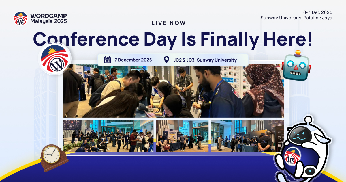 Conference Day Is Finally Here!