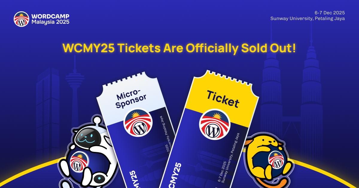 WCMY25 Tickets Are Officially Sold Out — Thank You for Being Part of This Journey